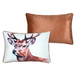 Coussin Et Housse|STOF Coussin Rectangulaire (40 x 60 cm) Faune Brun Marron