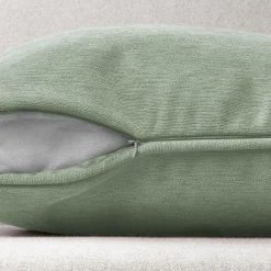 Coussin Et Housse|EMINZA Coussin Rectangulaire (40 x 60 cm) Minuit Vert kaki