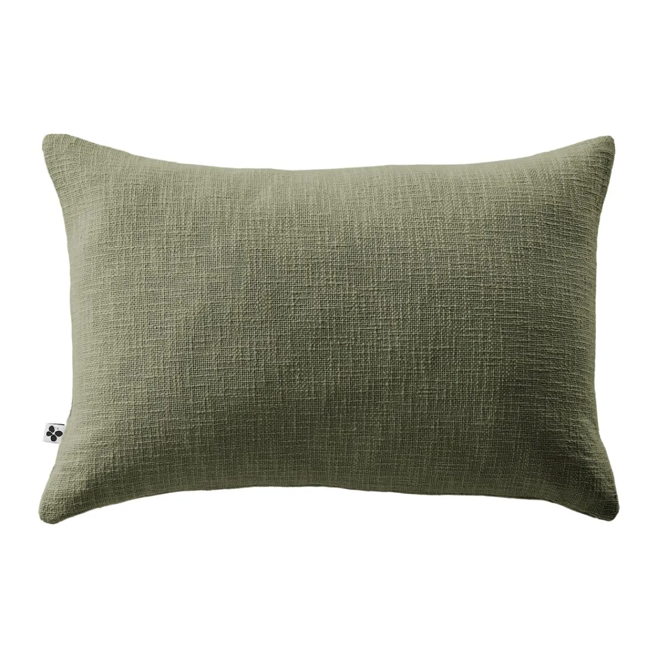 Coussin Et Housse|L'EFFET PAPILLON Coussin rectangulaire coton (40 x 60 cm) Sixtine Vert romarin