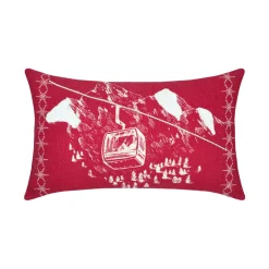 Coussin Et Housse|STOF Coussin rectangulaire coton (30 x 50 cm) Villard Rouge