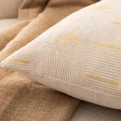 Coussin Et Housse|douceur d'intu017drieur Coussin rectangulaire coton (40 x 60 cm) Ondine Blanc