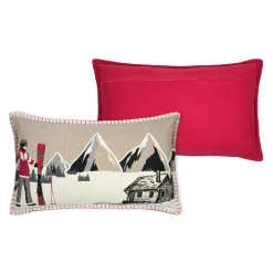 Coussin Et Housse|STOF Coussin rectangulaire coton (35 x 60 cm) Villard Multicolore