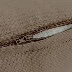 Coussin Et Housse|EMINZA Coussin rectangulaire coton (30 x 50 cm) Pixel Taupe