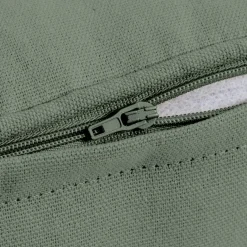 Coussin Et Housse|EMINZA Coussin rectangulaire coton (40 x 60 cm) Pixel franges Vert kaki