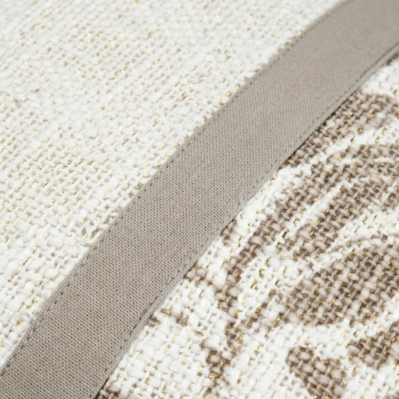 Coussin Et Housse|STOF Coussin rectangulaire coton (30 x 50 cm) Hemera Taupe