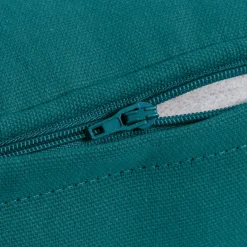 Coussin Et Housse|EMINZA Coussin rectangulaire coton (30 x 50 cm) Pixel Bleu canard