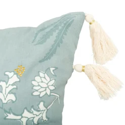 Coussin Et Housse|Atmosphera, cru017dateur d'intu017drieur Coussin rectangulaire coton (38 x 58 cm) Wild Vert céladon