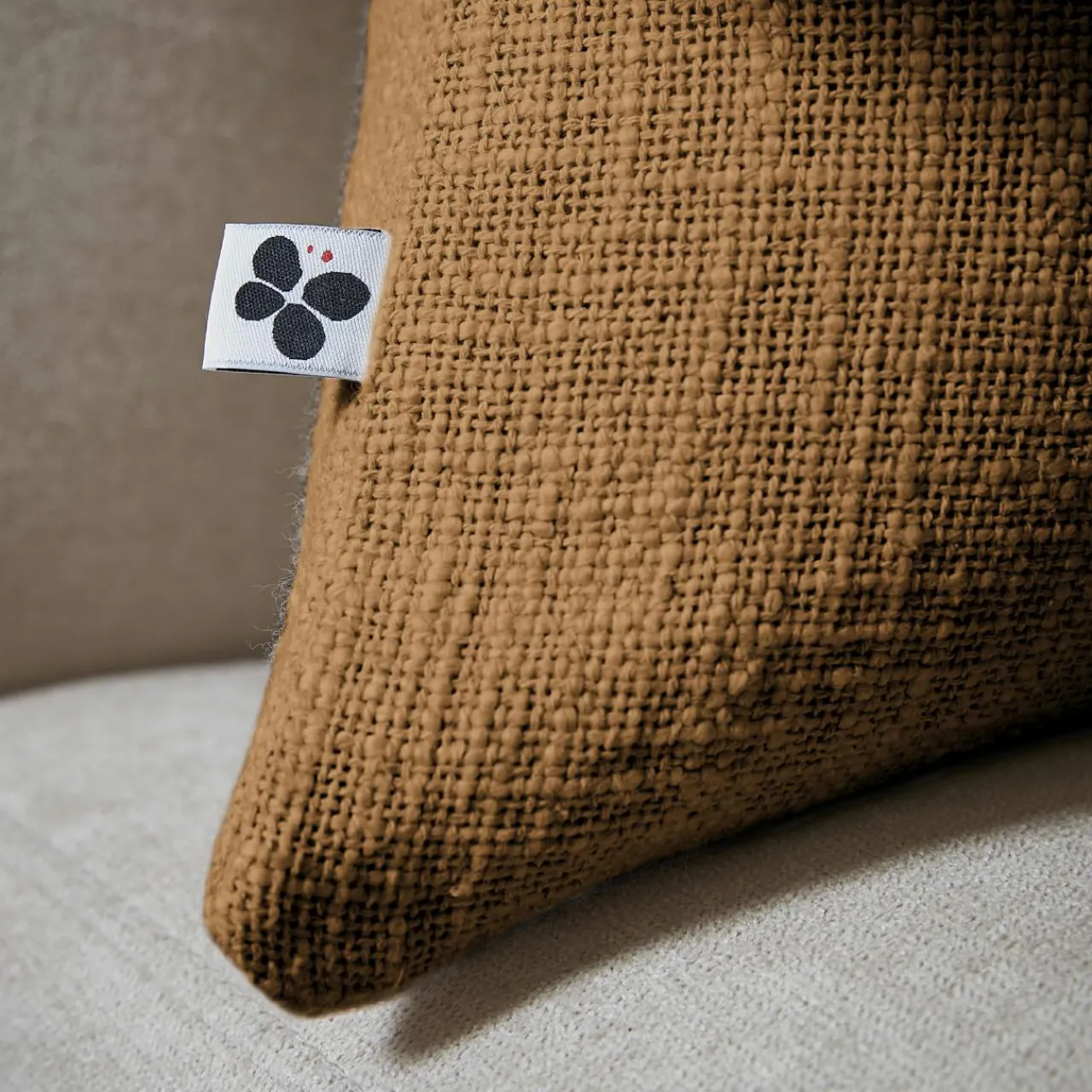 Coussin Et Housse|L'EFFET PAPILLON Coussin rectangulaire coton (40 x 60 cm) Sixtine Camel