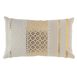 Coussin Et Housse|DOUCEUR D'INTERIEUR Coussin rectangulaire coton (30 x 50 cm) Gaya Or