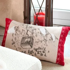 Coussin Et Housse|STOF Coussin rectangulaire en coton (30 x 50 cm) Villard Écru Ecru