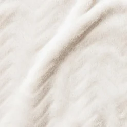 Coussin Et Housse|EMINZA Coussin rectangulaire flanelle (40 x 60 cm) Zag Ecru