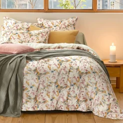 Coussin Et Housse|EMINZA Coussin rectangulaire gaze de coton (40 x 60 cm) April Multicolore