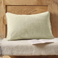 Coussin Et Housse|EMINZA Coussin rectangulaire tissé (40 x 60 cm) Magnus Beige