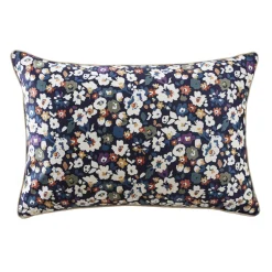 Coussin Et Housse|EMINZA Coussin rectangulaire velours (40 x 60 cm) Dolores Bleu