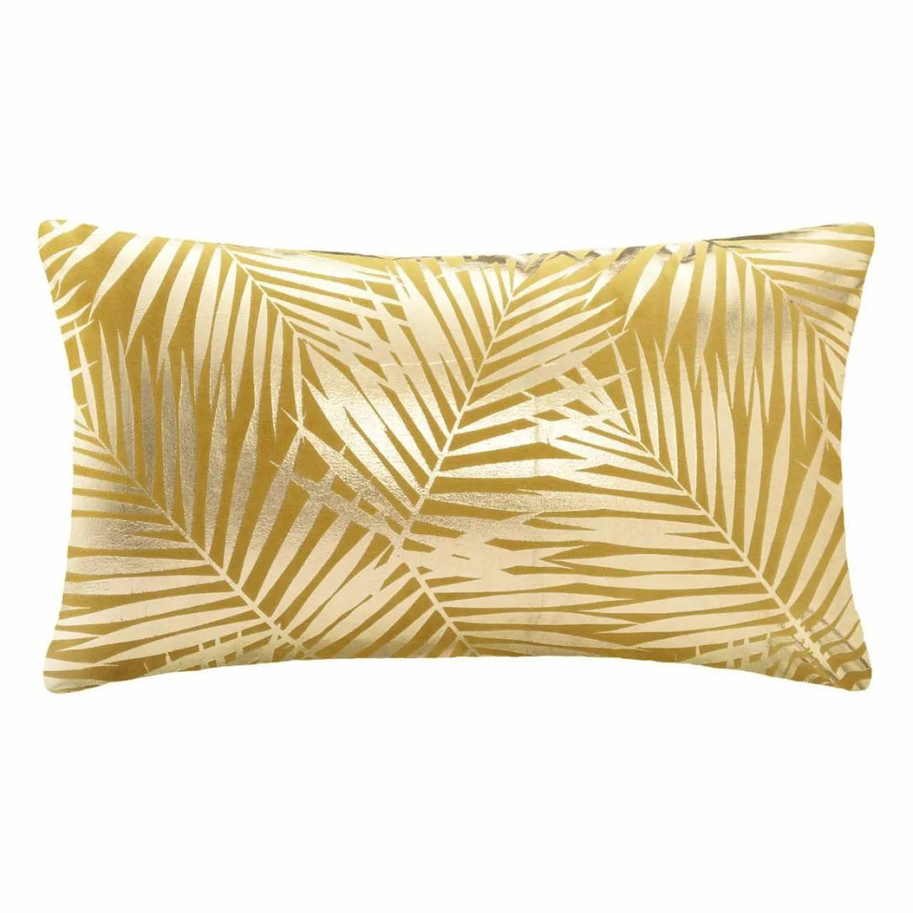 Coussin Et Housse|ATMOSPHERA Coussin rectangulaire velours (30 x 50 cm) Or Tropic Jaune ocre