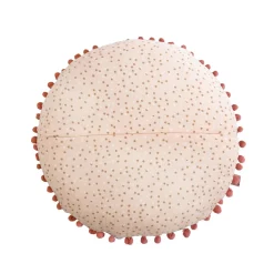 Coussin Et Plaid Enfant|Coussin Et Plaid Enfant|L'EFFET PAPILLON Coussin rond enfant coton (40 cm) Forêt enchantée Multicolore