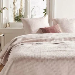 Couvre-Lit Et Édredon|ATMOSPHERA Couvre-lit et taies d'oreiller (240 x 260 cm) Dolce Rose
