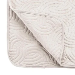 Couvre-Lit Et Édredon|douceur d'intu017drieur Couvre-lit matelassé et deux taies d'oreiller (240 x 260 cm) Solange Ecru