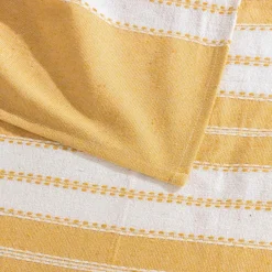 Couvre-Lit Et Édredon|DOUCEUR D'INTERIEUR Couvre-lit polycoton (180 x 220 cm) Abby curry Jaune