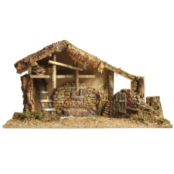 Crèche De Noël|KAEMINGK Crèche de Noël vide (Hauteur 25 cm) Saint-Charly Naturel
