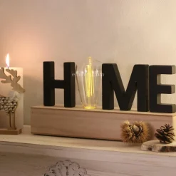 Guirlande Et Déco Lumineuse|ATMOSPHERA Décoration lettres lumineuses LED Home Noir