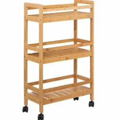 Desserte, Meuble|ATMOSPHERA Desserte 3 niveaux (22 x H80 cm) Linha le Naturel