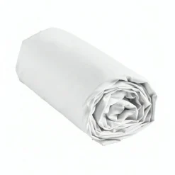 Drap Housse|douceur d'intu017drieur Drap housse coton lavé (160 x 200 cm) Linella Blanc