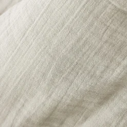 Drap Housse|EMINZA Drap housse gaze de coton (90 x 190 cm) Gaïa pampa Beige