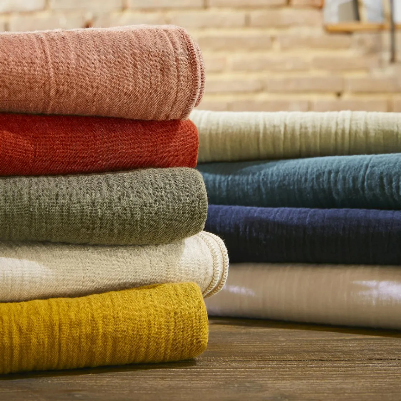 Drap Housse|EMINZA Drap housse gaze de coton (90 x 200 cm) Gaïa Gris nuage Gris clair