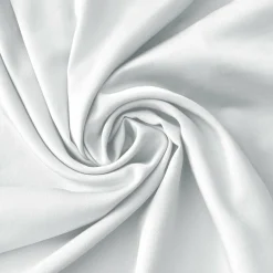 Drap Housse|EMINZA Drap housse satin de bambou (200 x 200 cm) Sienna chantilly Blanc