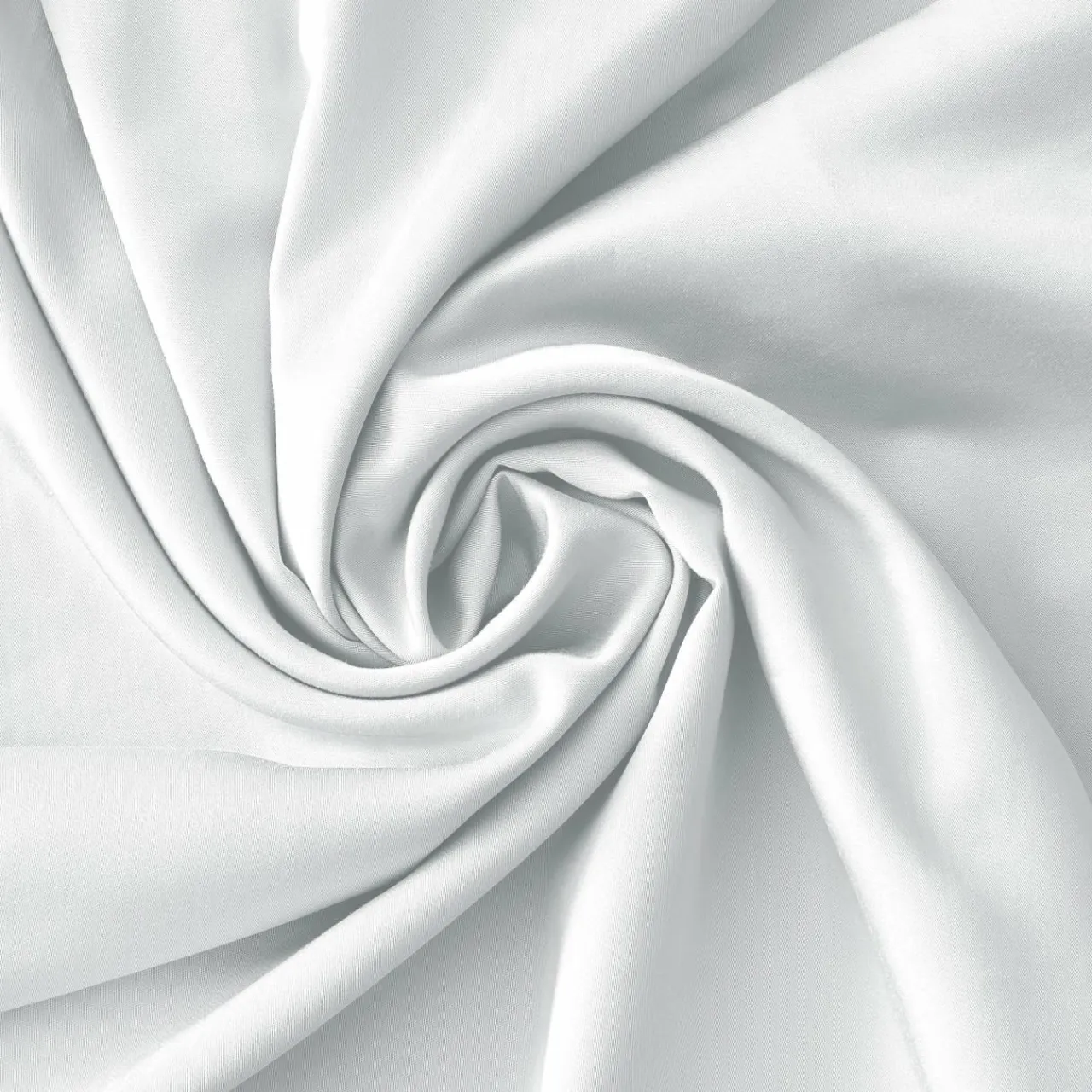 Drap Housse|EMINZA Drap housse satin de bambou (140 x 190 cm) Sienna chantilly Blanc