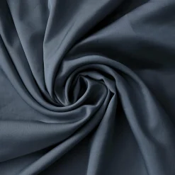 Drap Housse|EMINZA Drap housse satin de bambou (90 x 200 cm) Sienna Bleu nuit