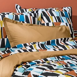 Drap Plat|TRADI LINGE Drap plat coton (240 x 310 cm) Pietro Multicolore