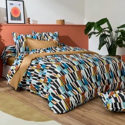 Drap Plat|TRADI LINGE Drap plat coton (240 x 310 cm) Pietro Multicolore