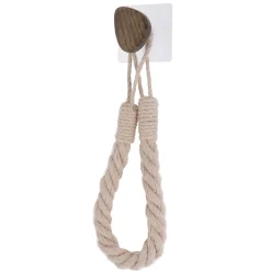 Rangement Salle De Bain|Accessoire Wc|TENDANCE Dérouleur de papier - porte serviette adhésif Galet Beige