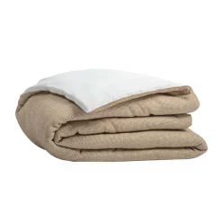 Couvre-Lit Et Édredon|EMINZA Edredon coton (90 x 220 cm) Jamy Marron