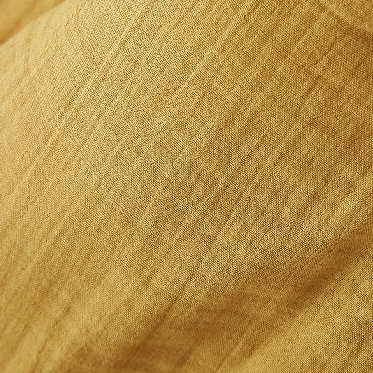 Couvre-Lit Et Édredon|EMINZA Edredon gaze de coton (150 x 150 cm) Gaïa Jaune safran