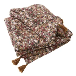 Couvre-Lit Et Édredon|EMINZA Edredon gaze de coton (90 x 200 cm) Constance Camel