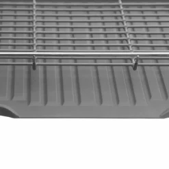 Egouttoir, Planche À Découper|ATMOSPHERA Egouttoir en métal 2 niveaux (50 x 30 cm) Actual Gris