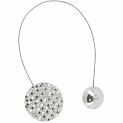 Embrasse, Pince Et Anneaux|LUANCE Embrasse rideau Newport Chrome Gris