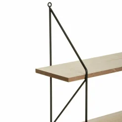 Étagère Murale|ATMOSPHERA Etagère murale 4 niveaux (60 x H80 cm) Iris Noir