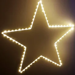 Déco Et Objet De Noël|Déco Et Objet Lumineux|EMINZA Etoile lumineuse à suspendre 175 LED (D58 cm) Kais Blanc chaud