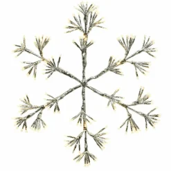 Déco Et Objet De Noël|Déco Et Objet Lumineux|KAEMINGK Flocon de Noël lumineux 336 LED (H78 cm) Flash Blanc chaud