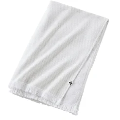 Linge De Bain|Fouta|L'effet papillon Fouta coton et éponge (95 x 180 cm) Naël sable Beige
