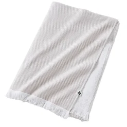 Linge De Bain|Fouta|L'effet papillon Fouta coton et éponge (95 x 180 cm) Naël Corail Orange
