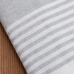 Linge De Bain|Fouta| Fouta coton recyclé (200 x 200 cm) Summer e Gris