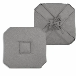 Galette De Chaise|STOF Galette de chaise carrée à rabats (40 x 40 cm) Béa Taupe