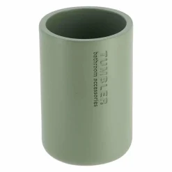 Accessoire Salle De Bain|TENDANCE Gobelet Ely Vert kaki