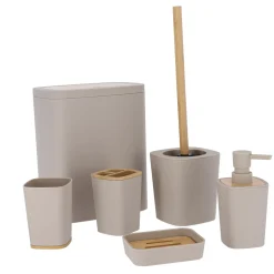 Accessoire Salle De Bain|TENDANCE Gobelet Evy Beige