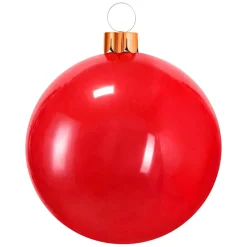 Boule Grand Format|Déco Et Objet De Noël|KOOPMAN Grande boule de Noël gonflable (D45 cm) Rouge